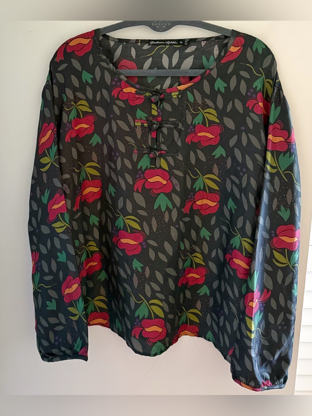 Gudrun Sjoden Silk Blouse XXL
